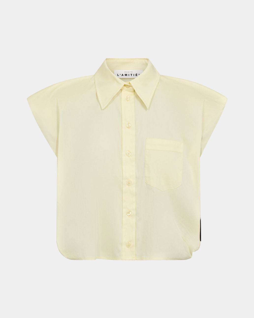 Haute L'Amitié Dinnie NS Poplin Shirt Pale Yellow