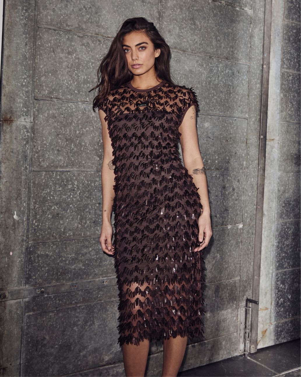 Haute L'Amitié Limone Crop Top Mocca