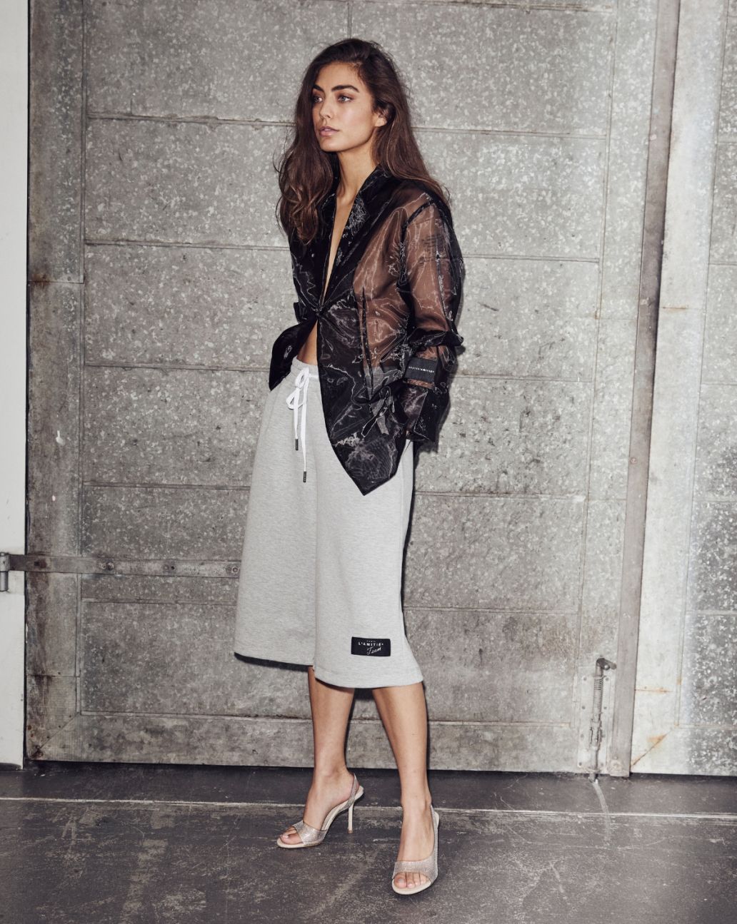 
Haute L'Amitié Maxi Sweat Bermuda Grijs
