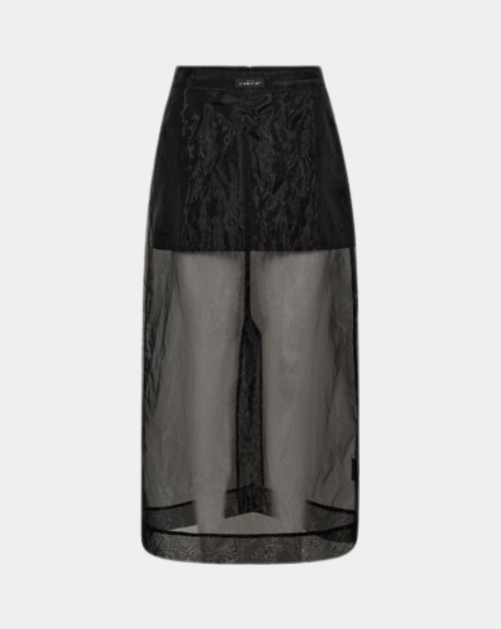 Haute L'Amitié Organza Pencil Skirt Zwart