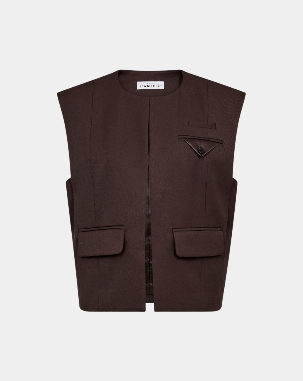 Haute L'Amitié Premiere Box Waistcoat Mocca