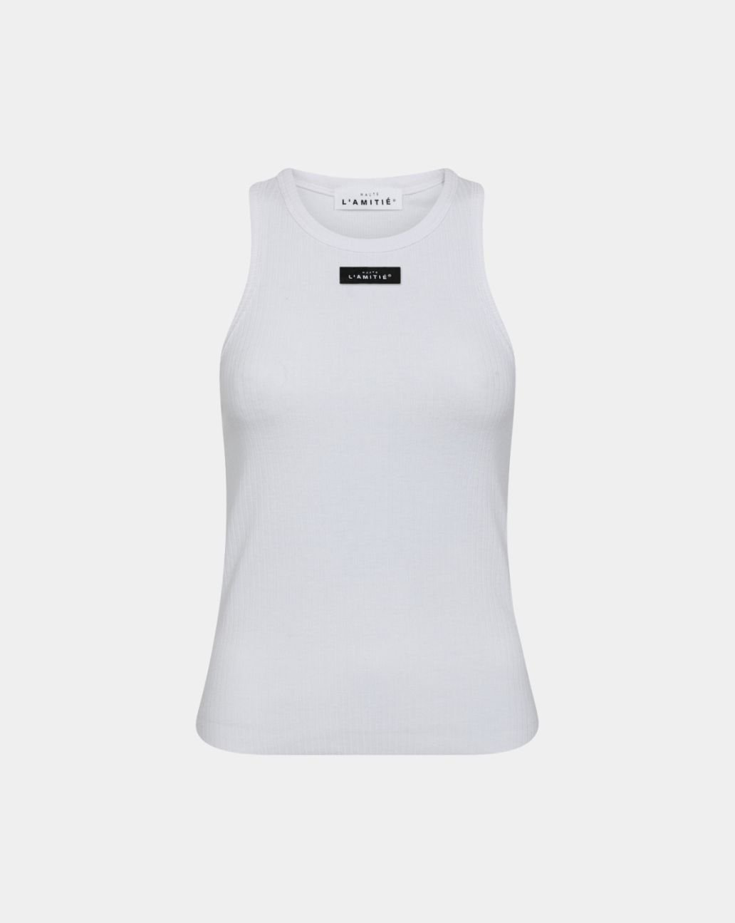 Haute L'Amitié Rib Badge Tank White
