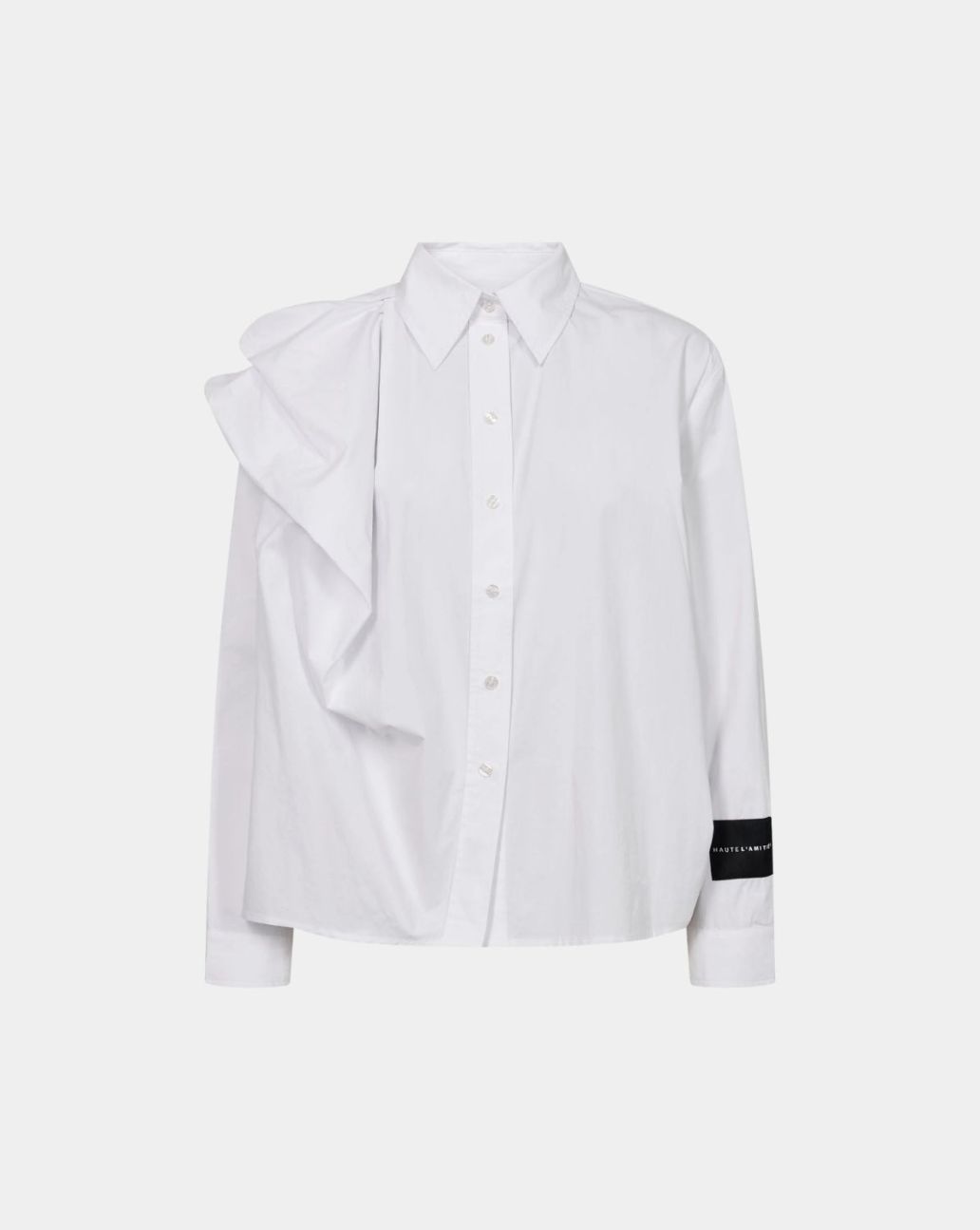 Haute L'Amitié Ruffle Blouse White