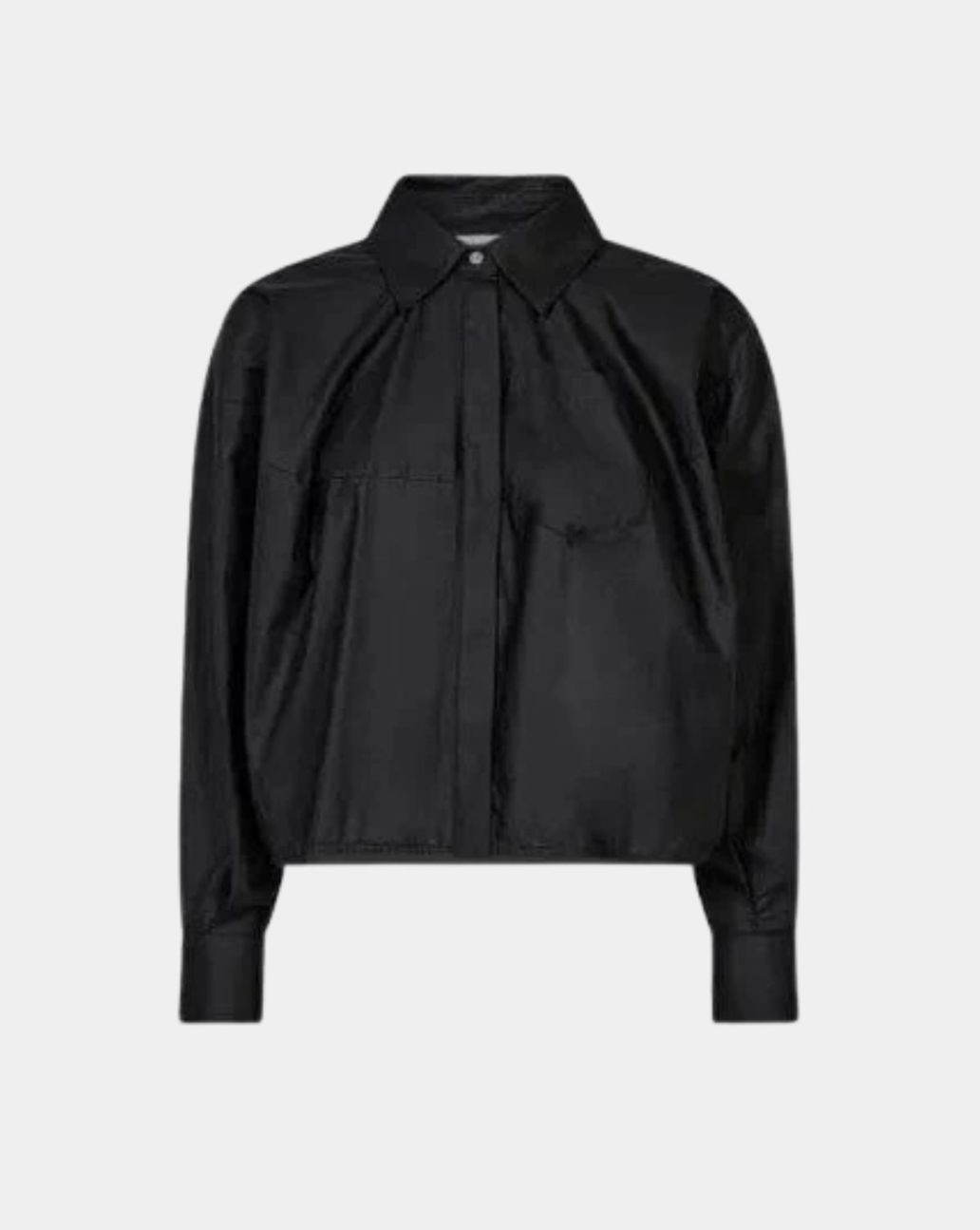 Haute L'Amitié Sophie Din Coated Shirt Black
