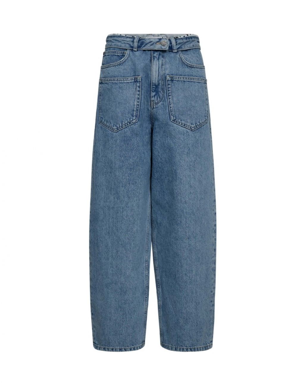 Haute L’Amitié Flip Waist Pocket Jeans Bleached 