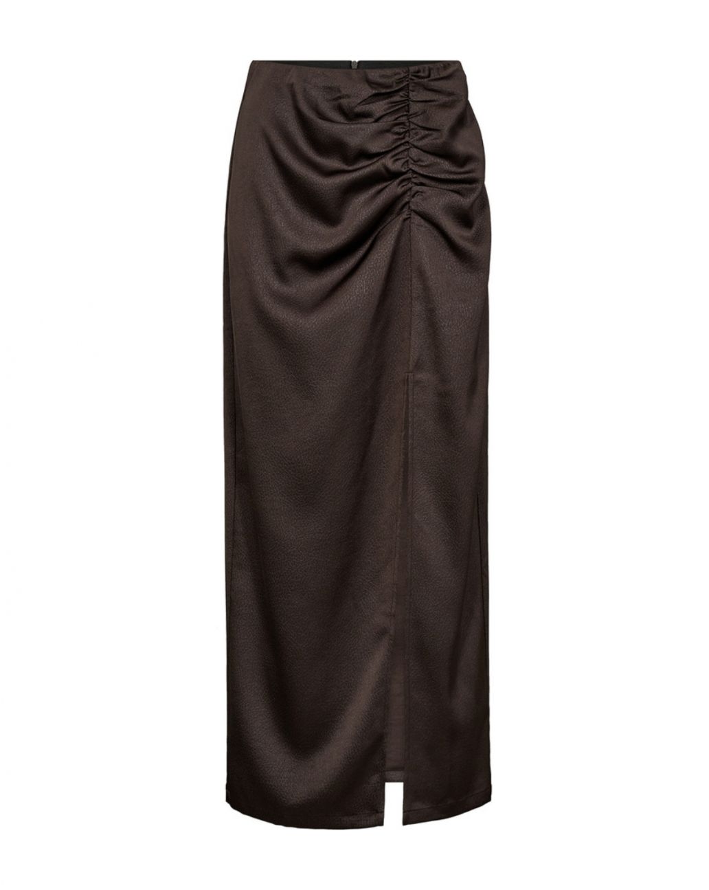 Haute L’amitié Chrisse Drape Slit Skirt Mocca