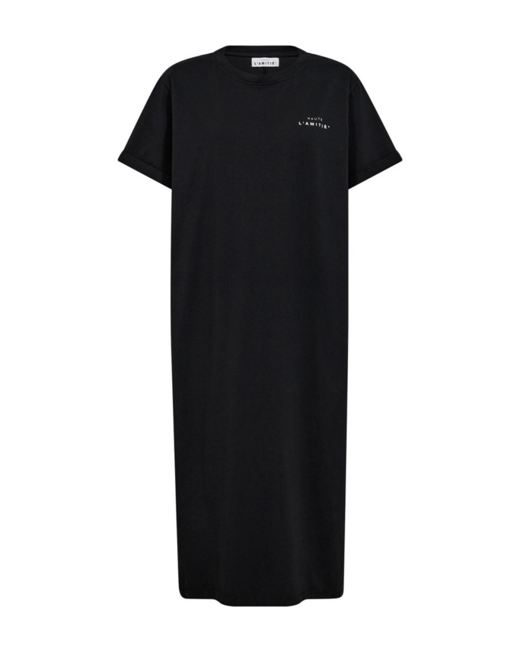 Haute L’amitié HL Crew Neck Tee Dress  Zwart