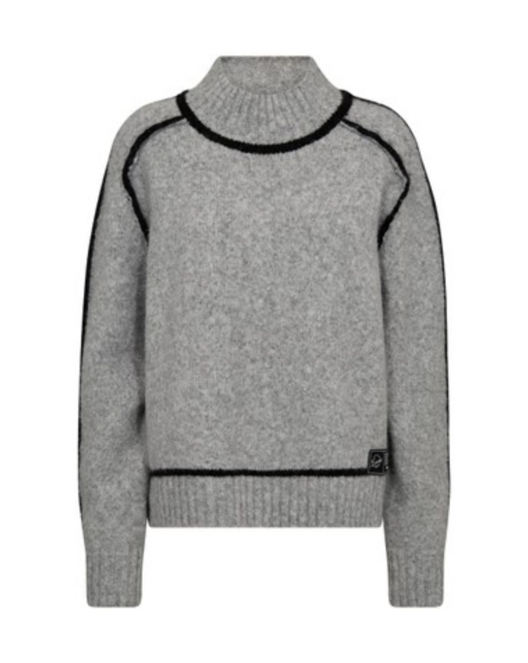 Haute L'amitié Toby Hem Line Knit Grey