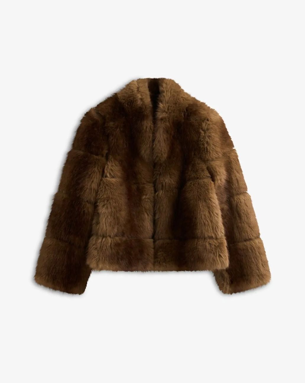 IBN Posh Short Coat Dark Brown