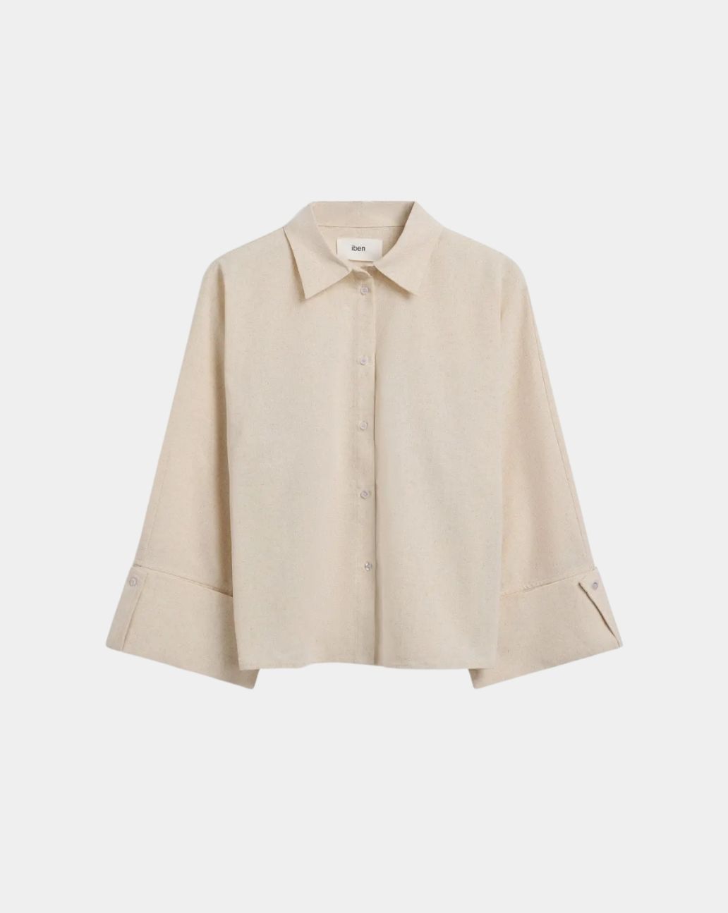 Iben Atari Linen Shirt Raw Beige