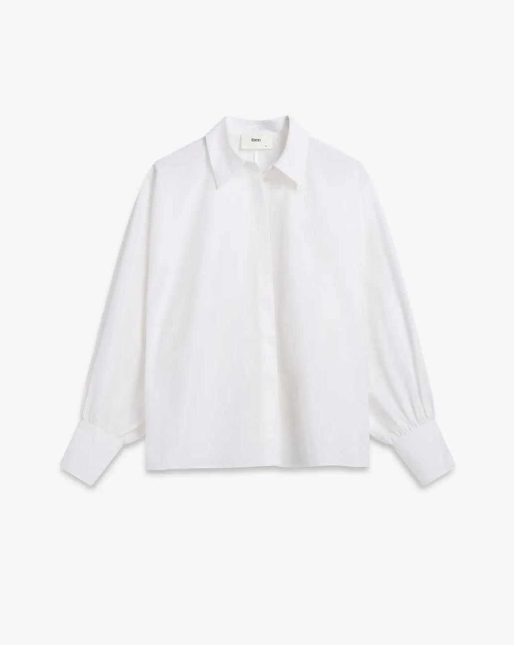 IBEN Muse Poplin Shirt Optical White