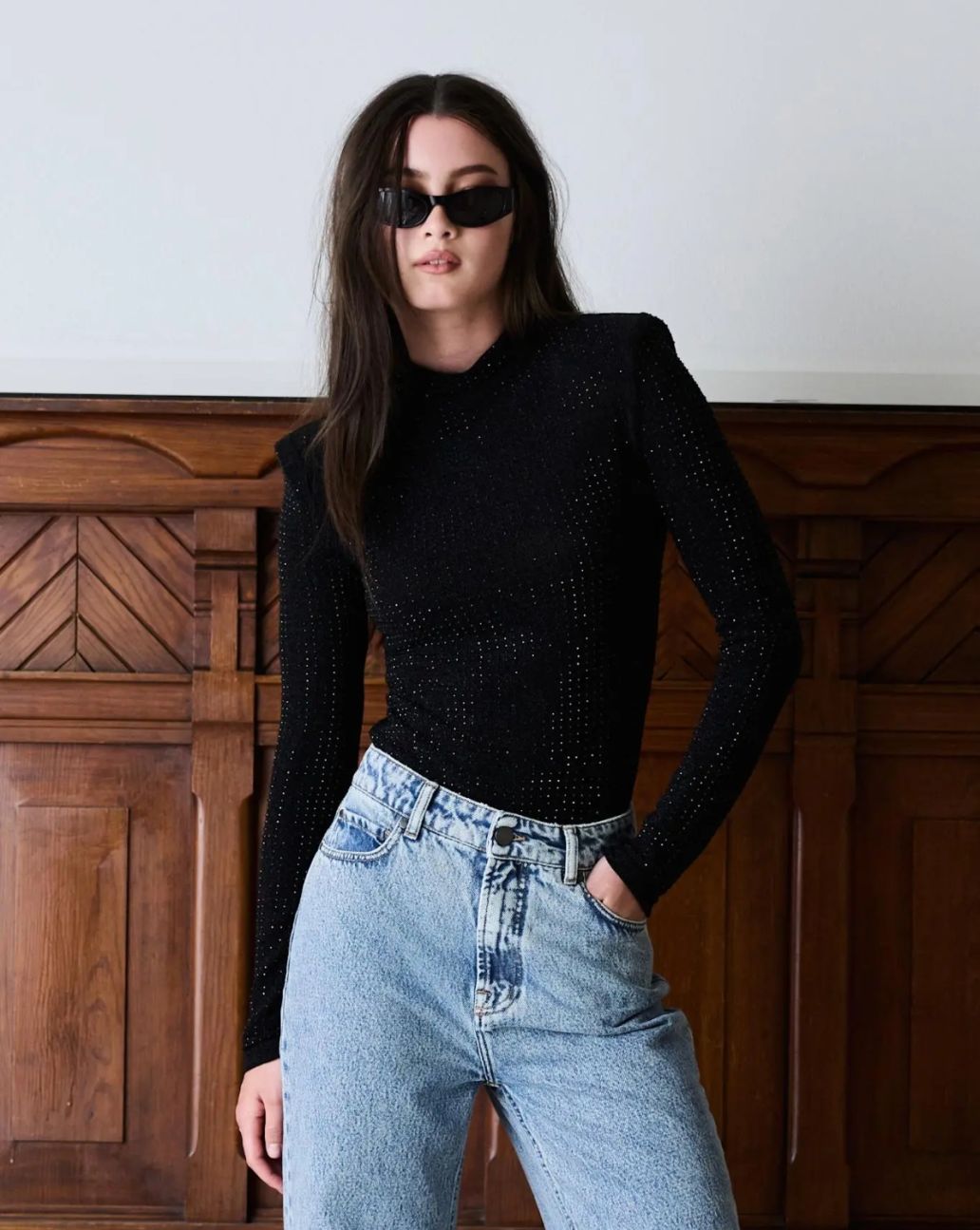 IBN Luxe Sequin Body Black