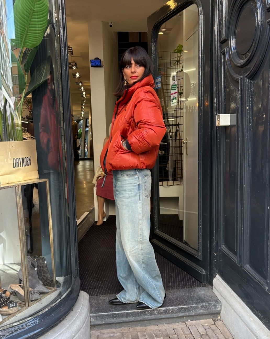 Krakatau NEBULA Short Puffer Jacket Red
