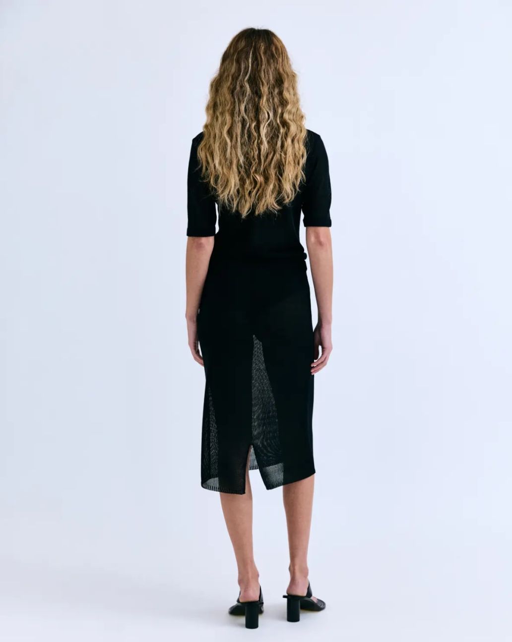 Love Stories Freddy Midi Rok Zwart