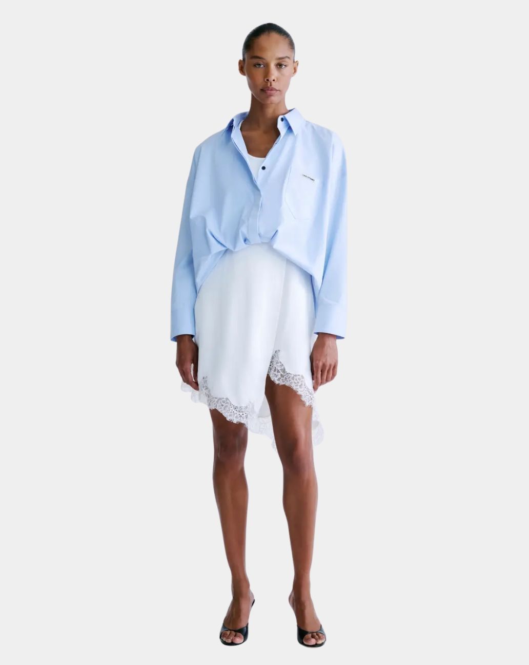 Love Stories Joey One-Piece Shirt Dress Blue
