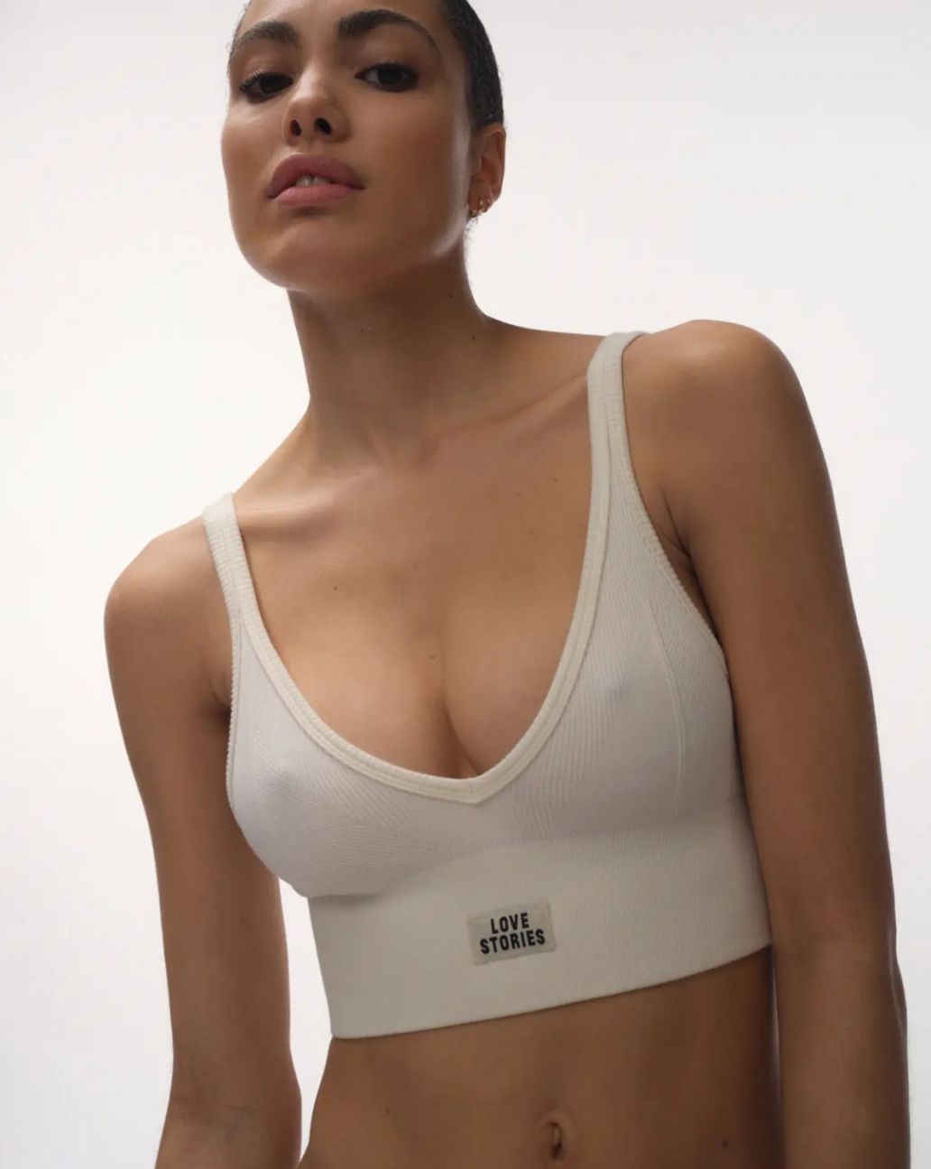 Love Stories Posey Stylish sporty Bralette White