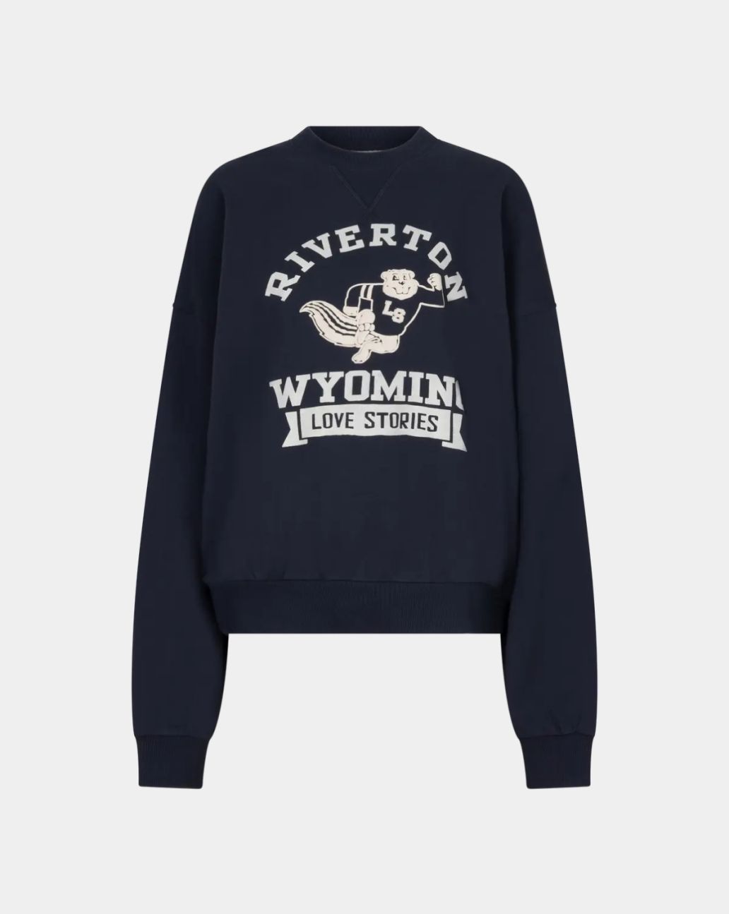 Love Stories Sloane Crewneck Sweater Dark Blue
