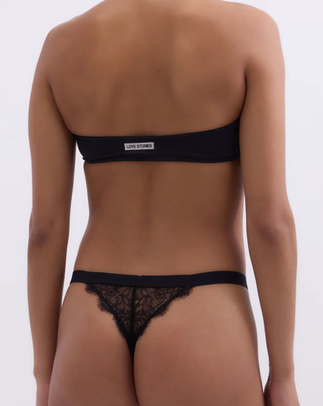 Love Stories Bonnie bandeau bralette zwart