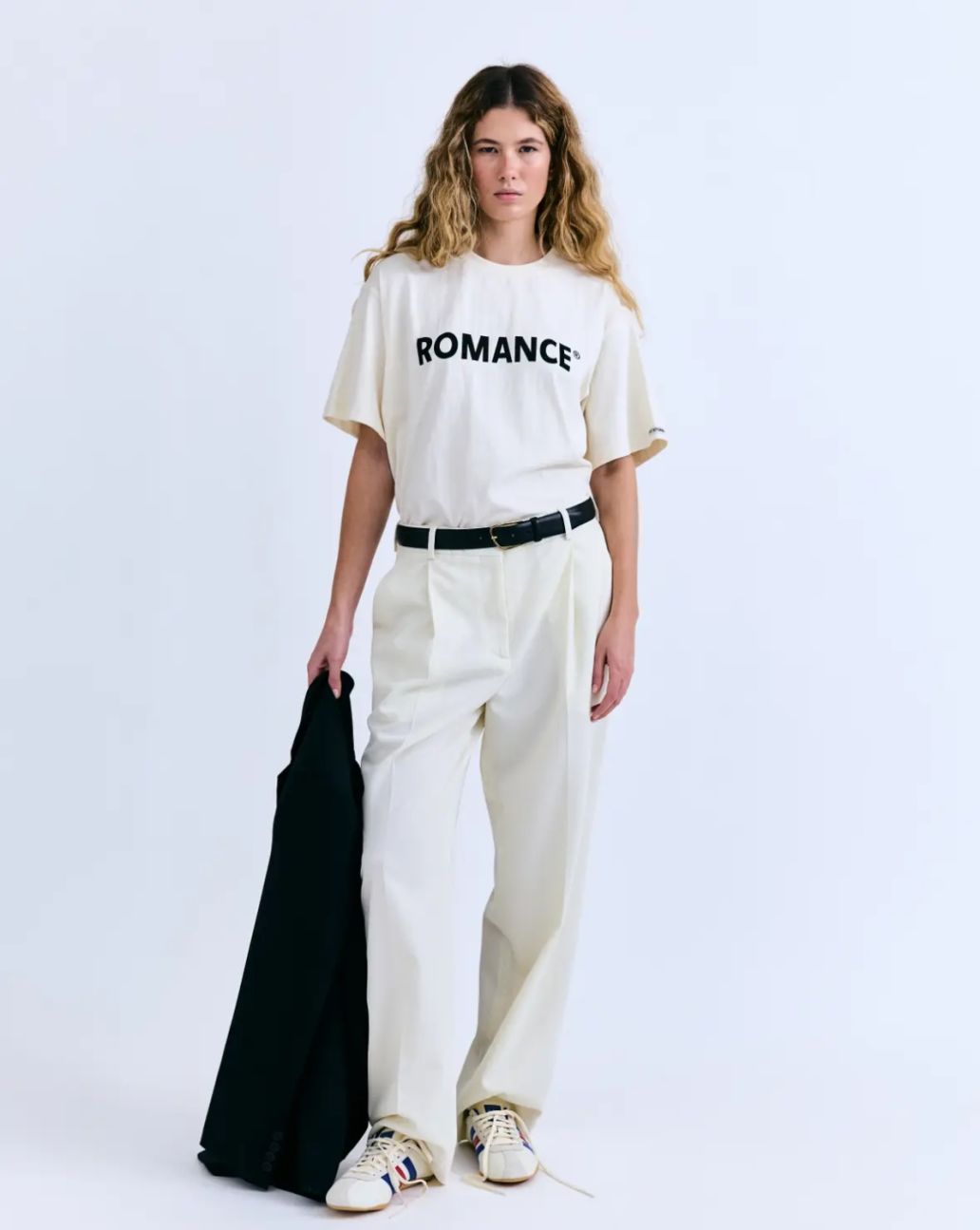 Love Stories Josie Boxy Cotton Short Sleeve Off Wh