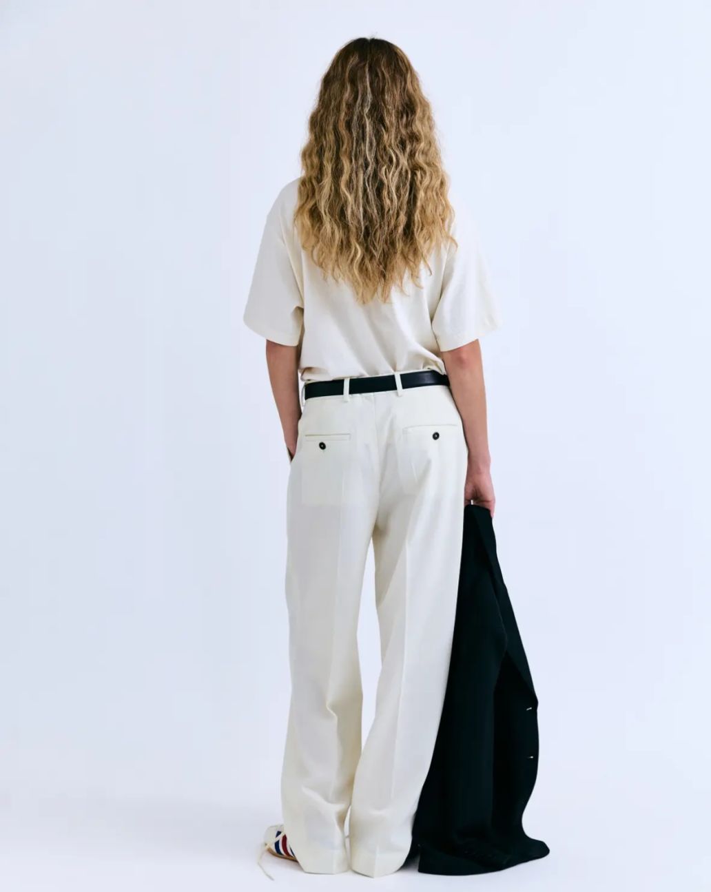 Love Stories Josie Boxy Cotton Short Sleeve Off Wh