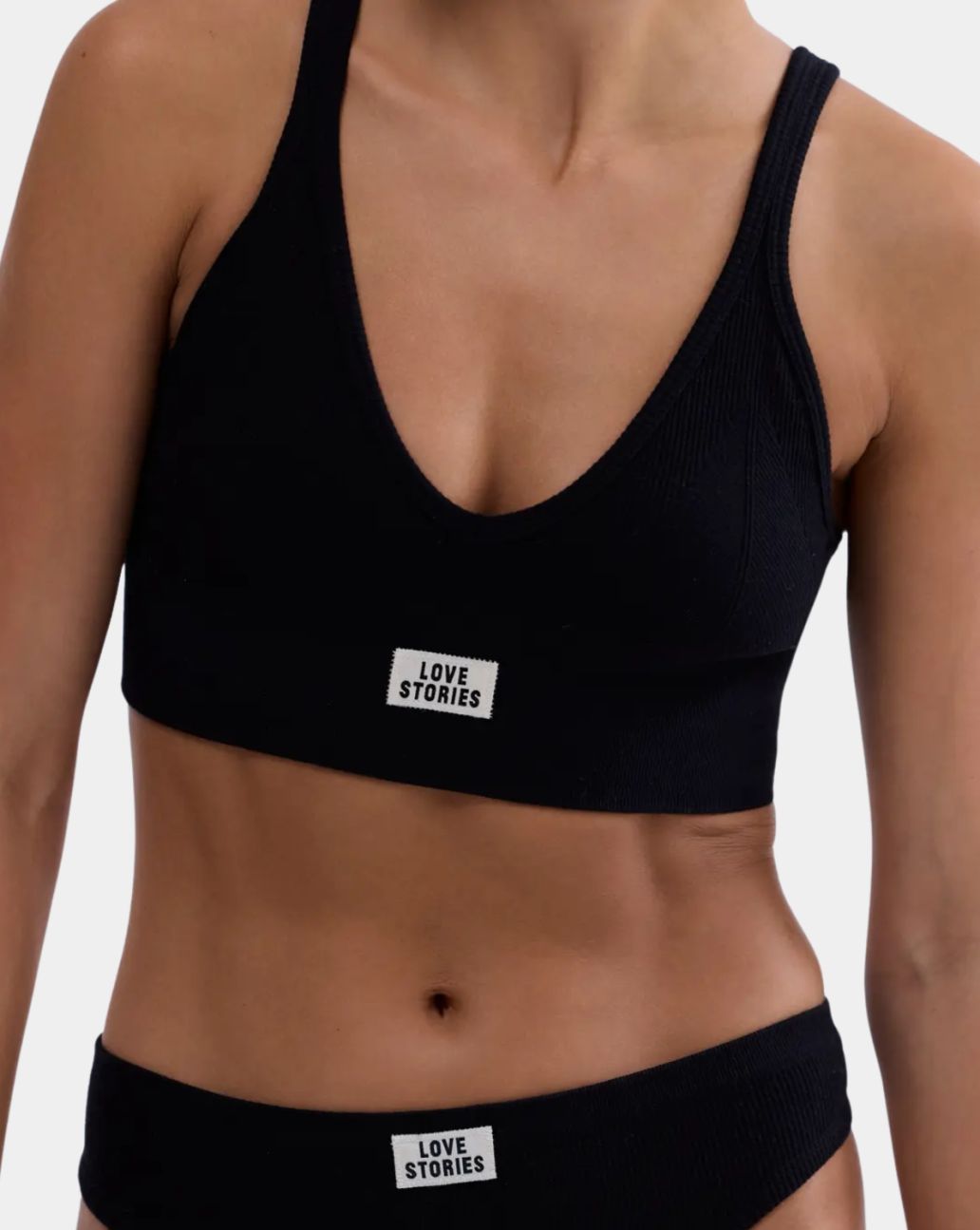 Love Stories Posey Bralette Katoen zwart 