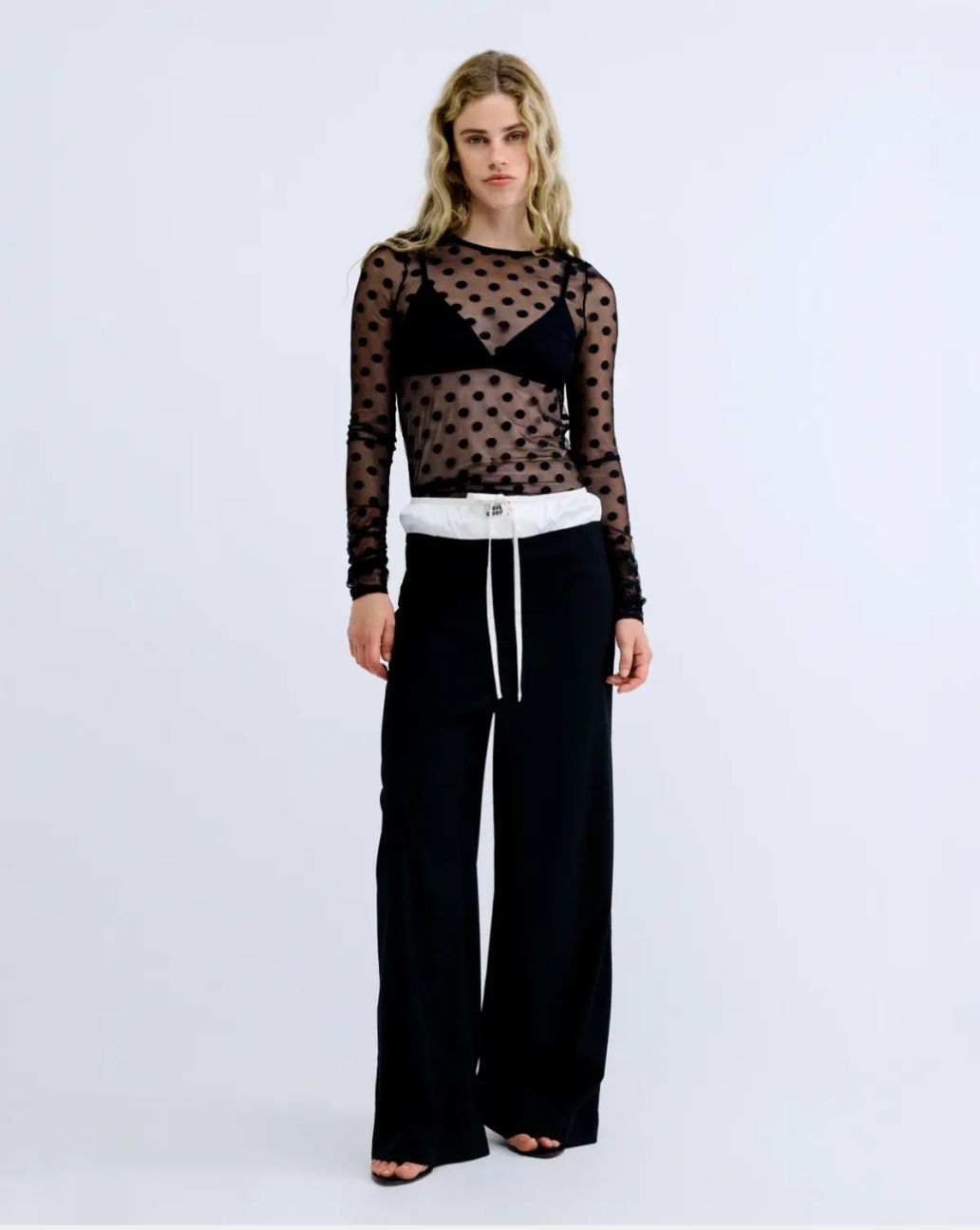 Love Stories Elle Black Top