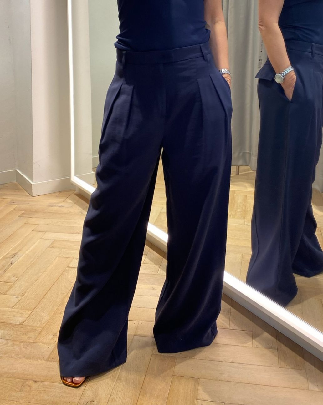 Patrizia Pepe Pantalon 2P1670 A573 Navy