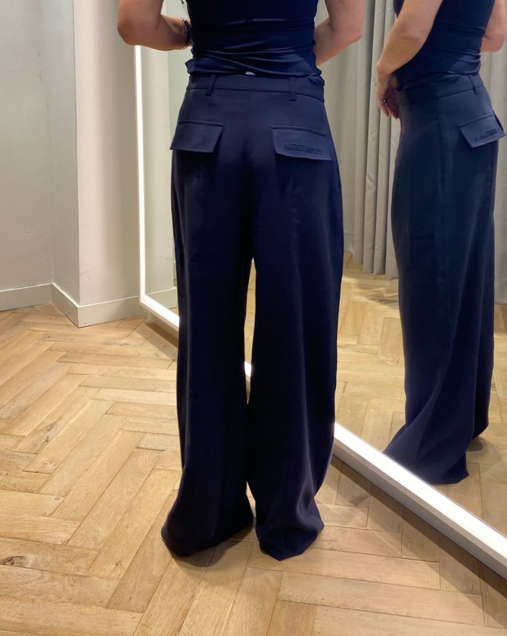 Patrizia Pepe Pantalon 2P1670 A573 Navy