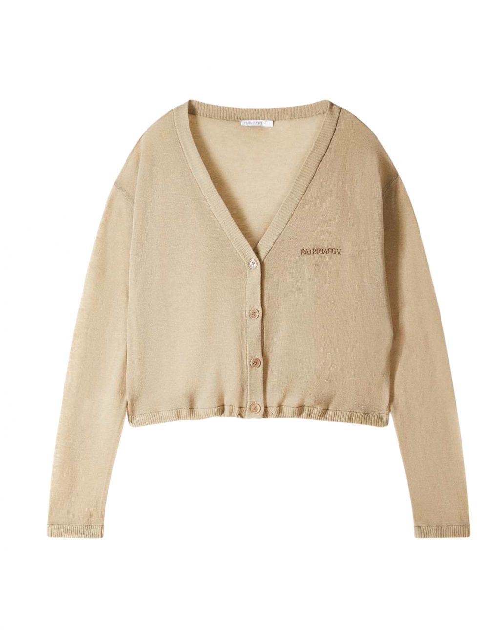 Patrizia Pepe Cardigan Wool Beige 
