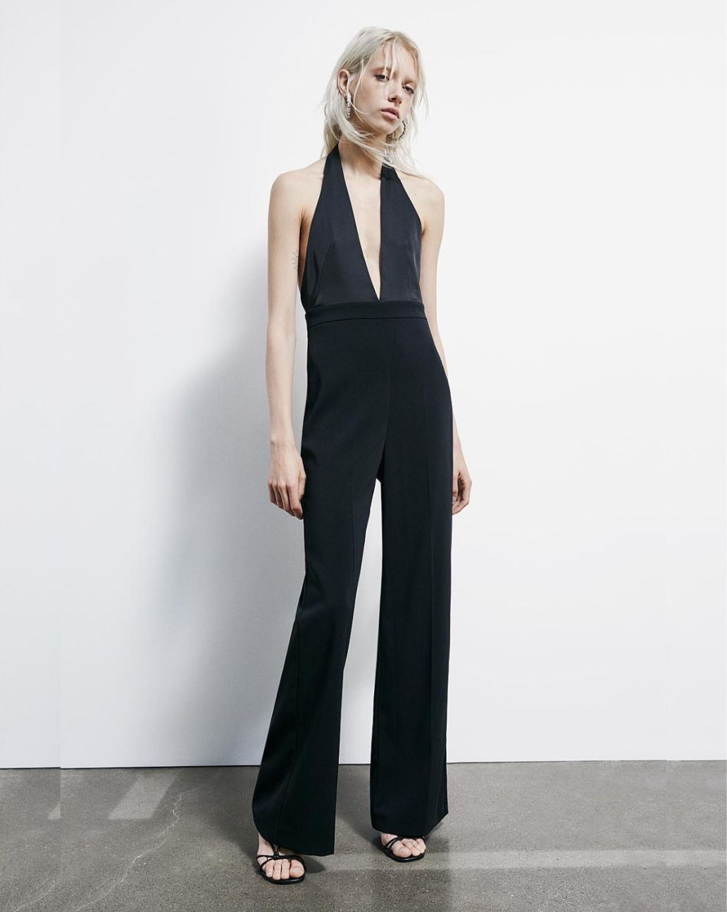 Patrizia Pepe long jumpsuit zwart 8T0052/A6F5 