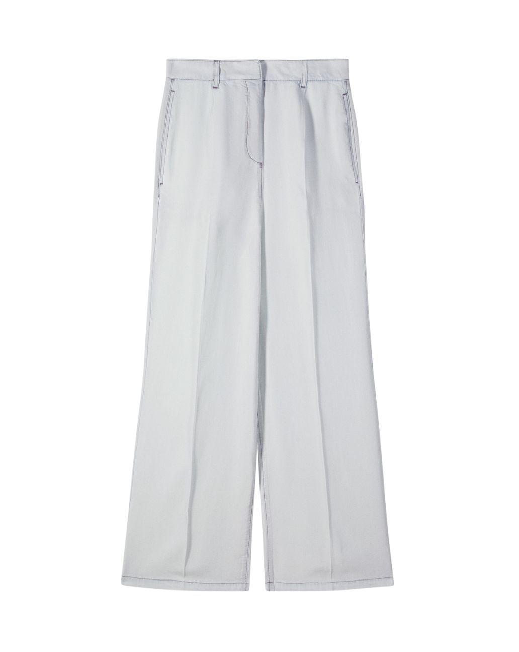 Patrizia Pepe Wide Leg Tencel Denim Broek 