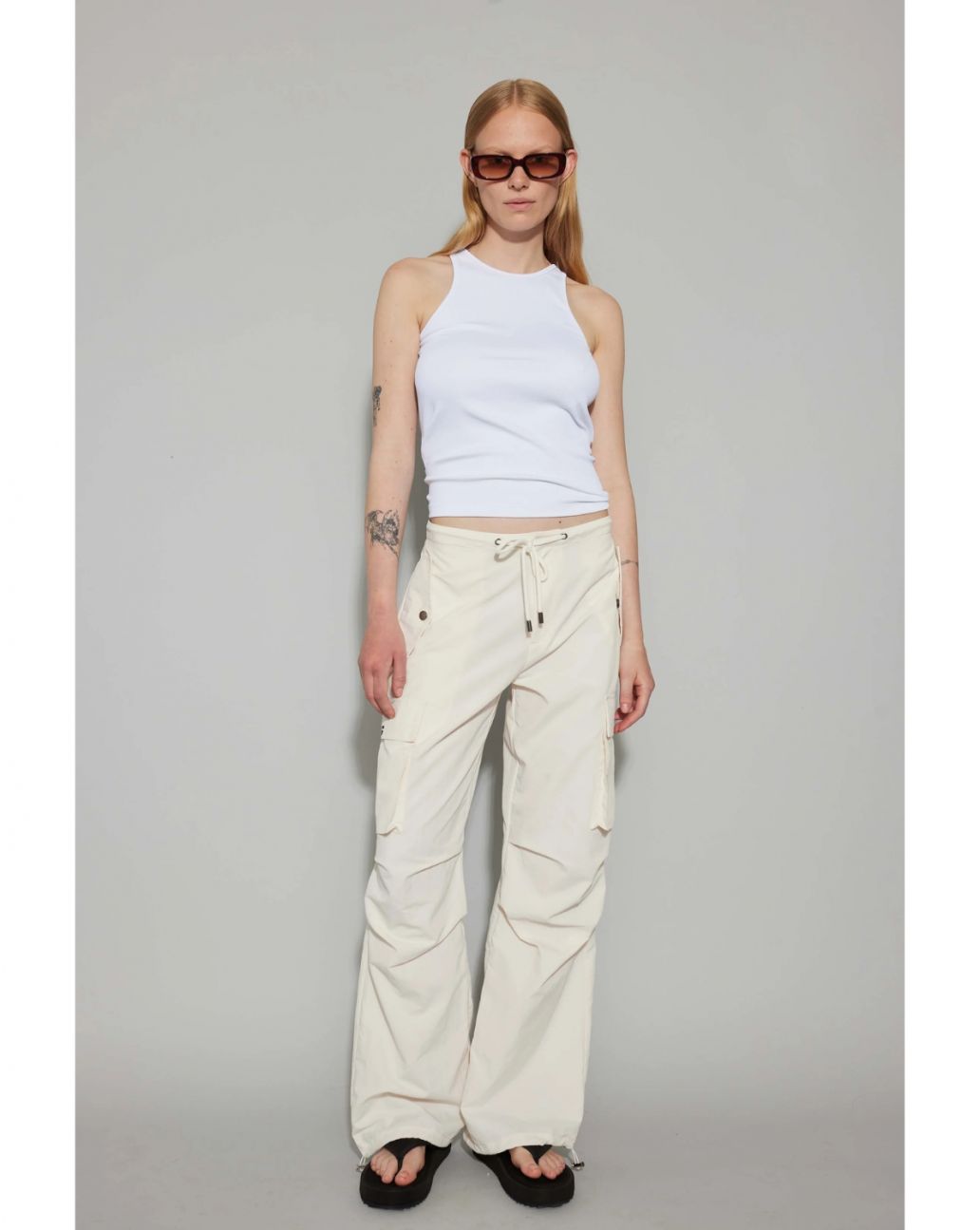 Oval Square Poppy Cargo Pants 