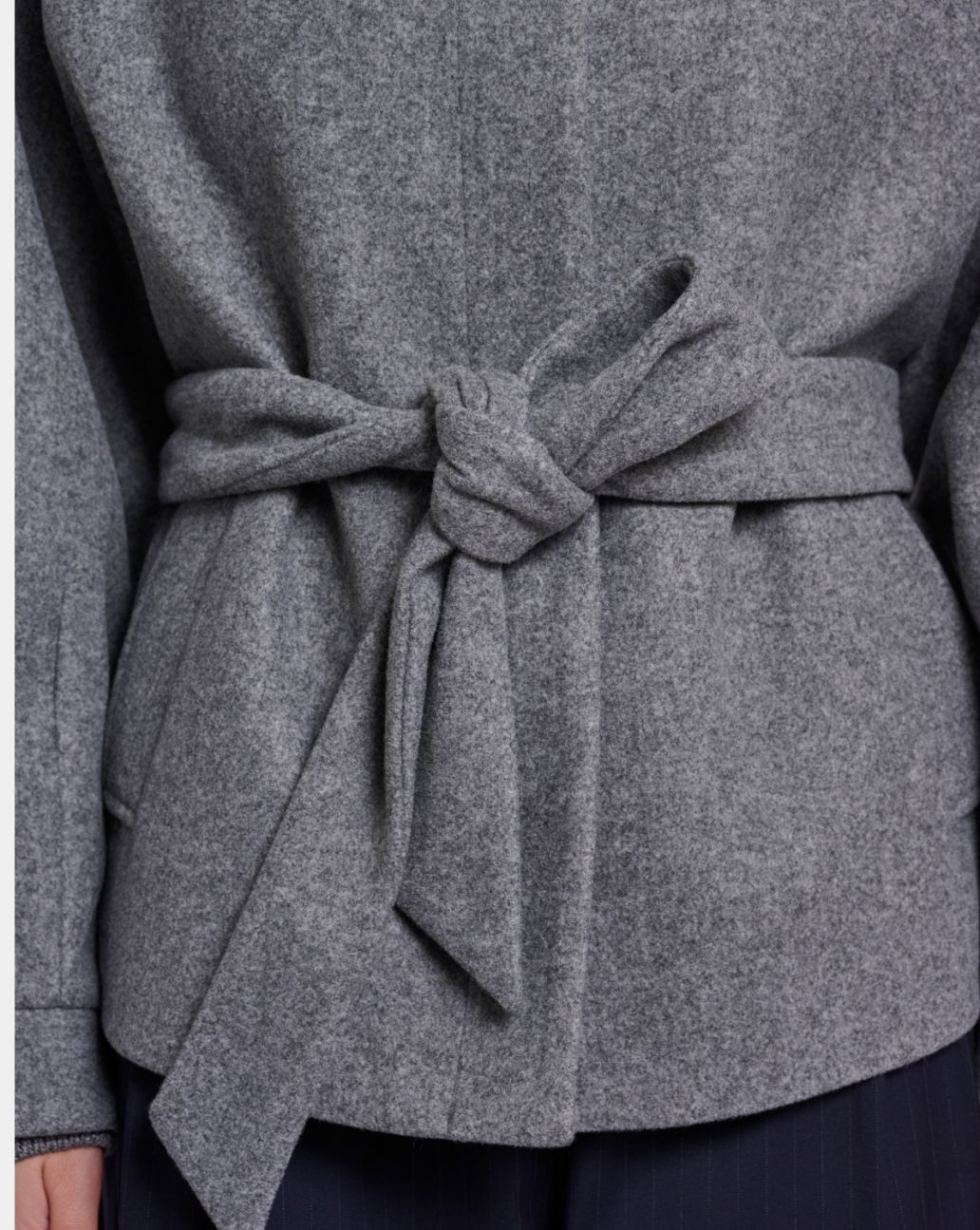 Rino&Pelle Cornelia Mid Grey Melange jas