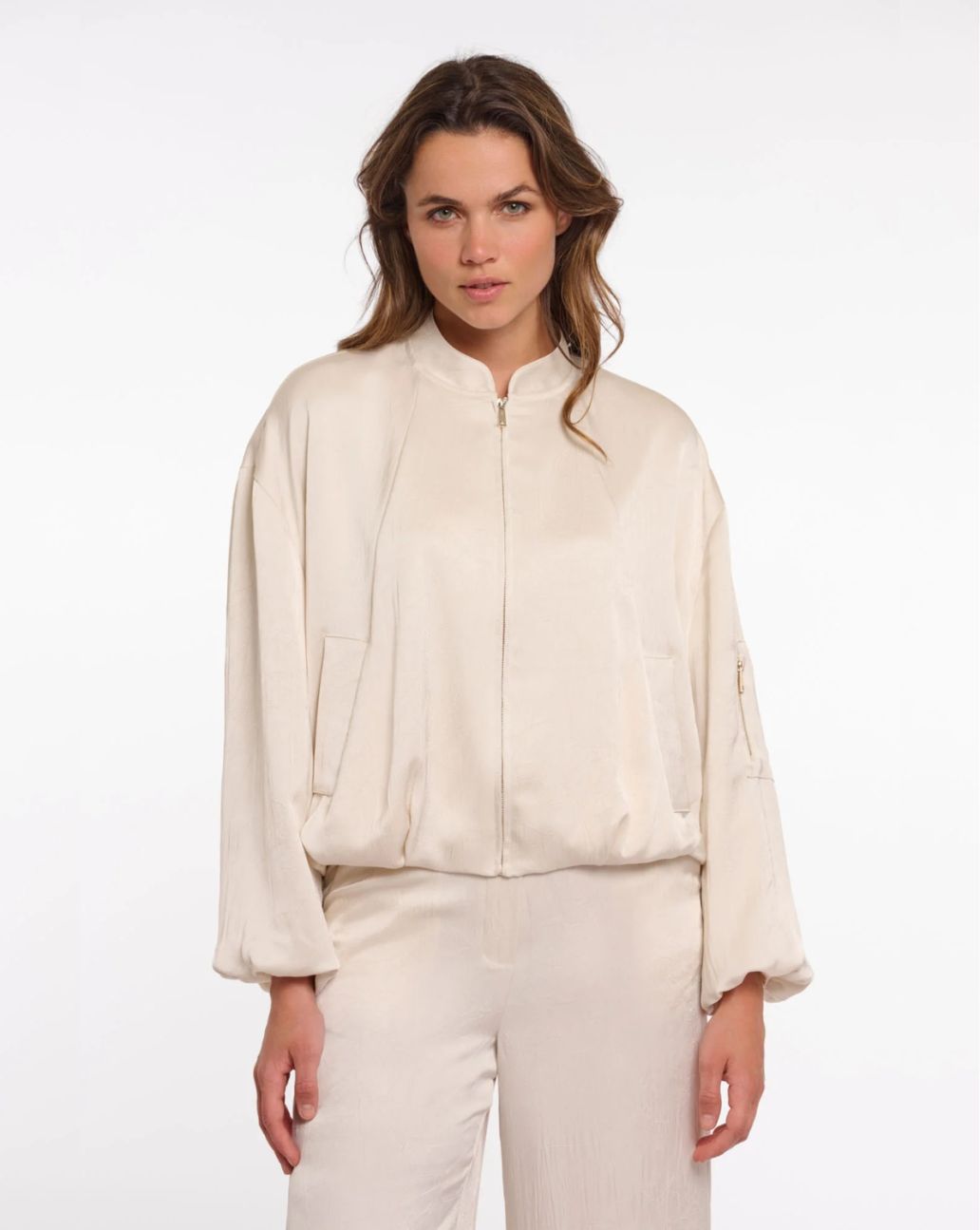 Rino&Pelle Flore Bomber Jacket Birch