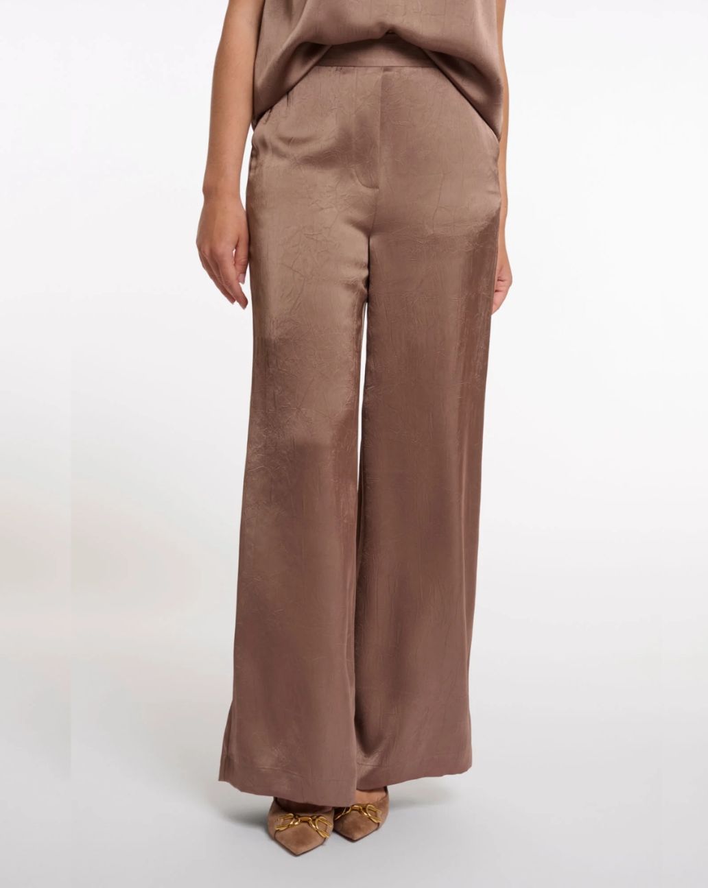 Rino&Pelle Kenza Petite Trouser Slate Bark