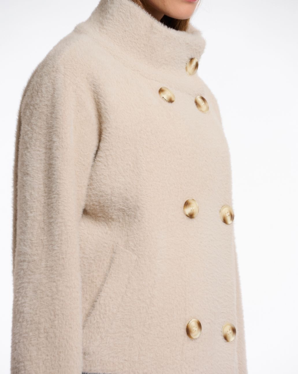 Rino&Pelle Beth Double Breasted Jacket Stone