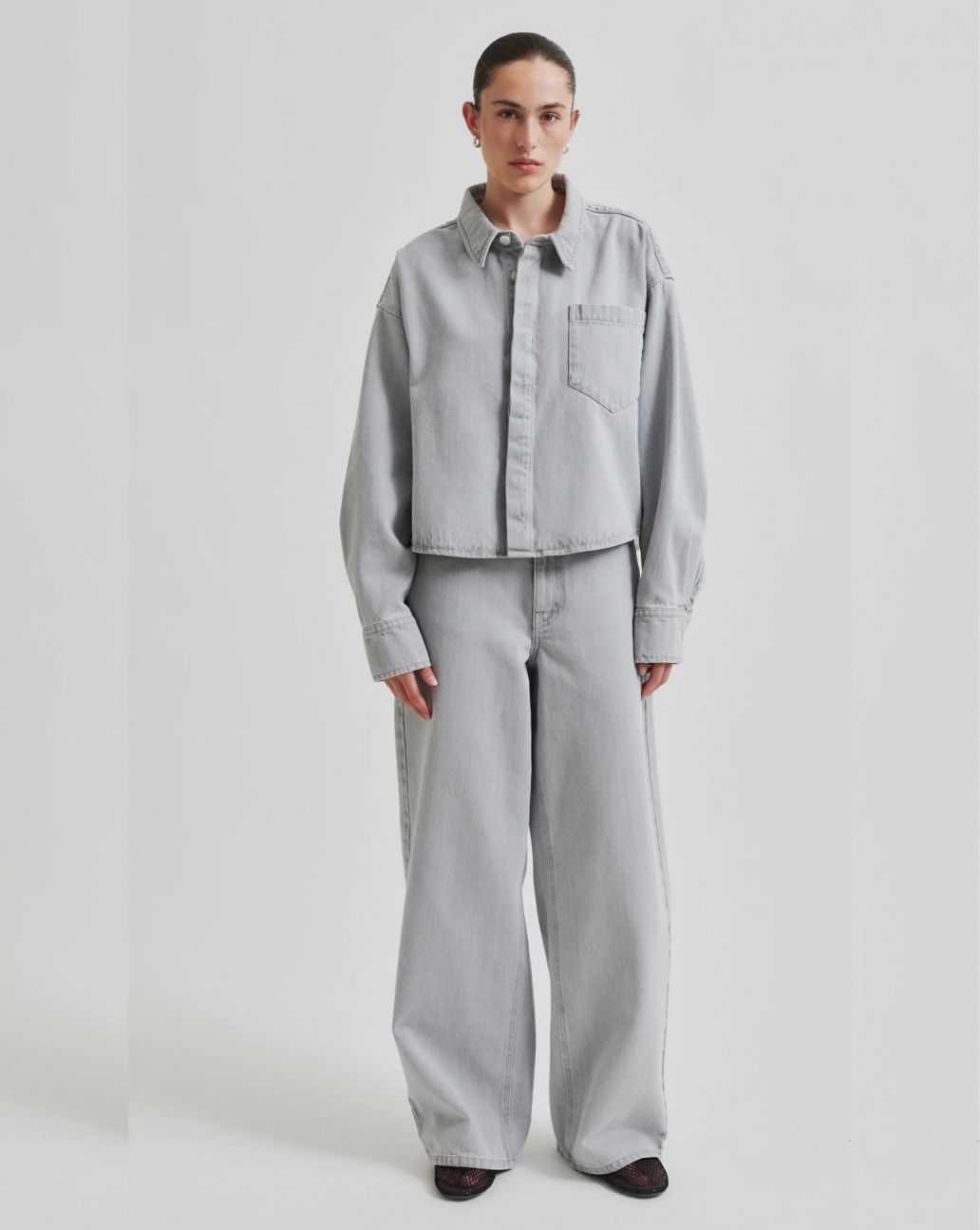 Second Female Denira Denim Jeans Grijs