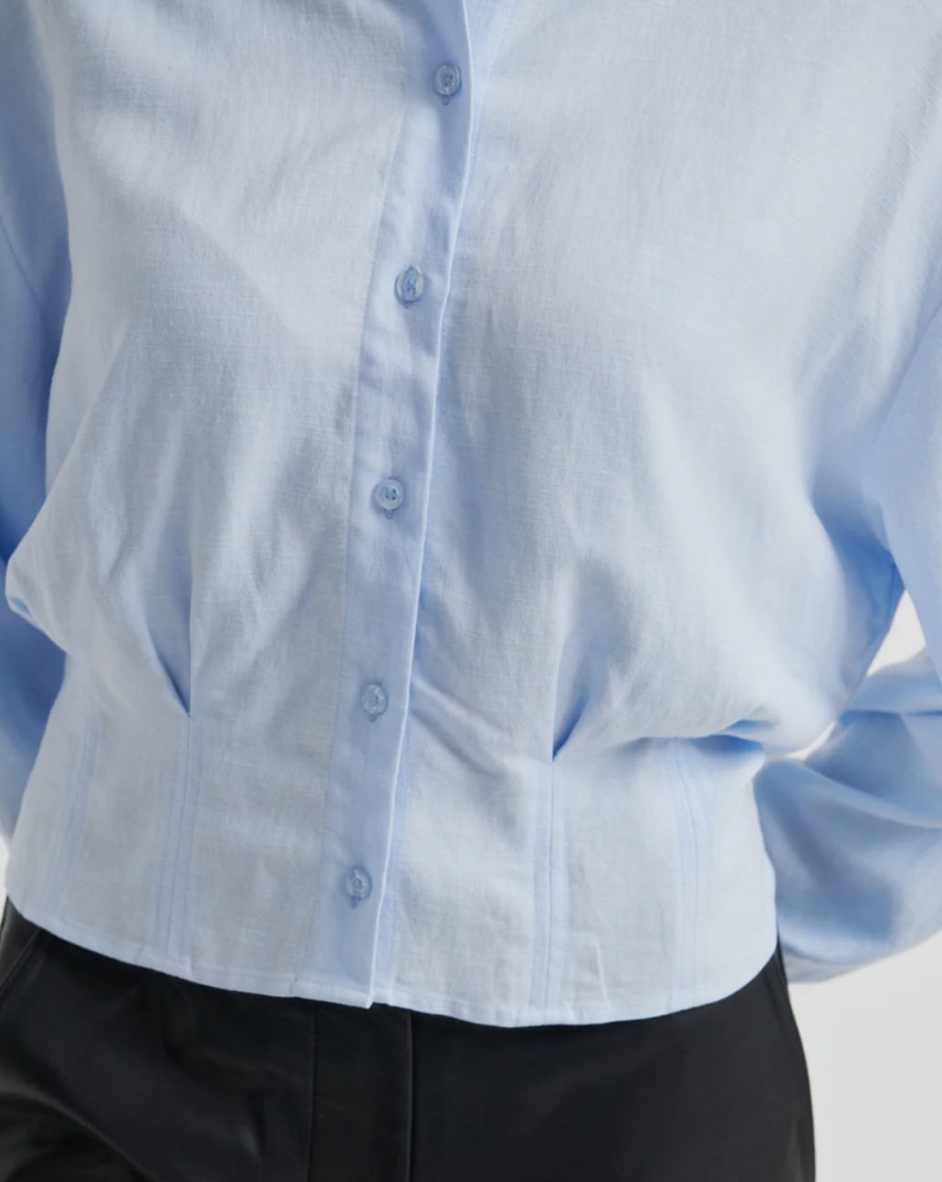 Second Female Blouse Nura Shirt Lichtblauw 