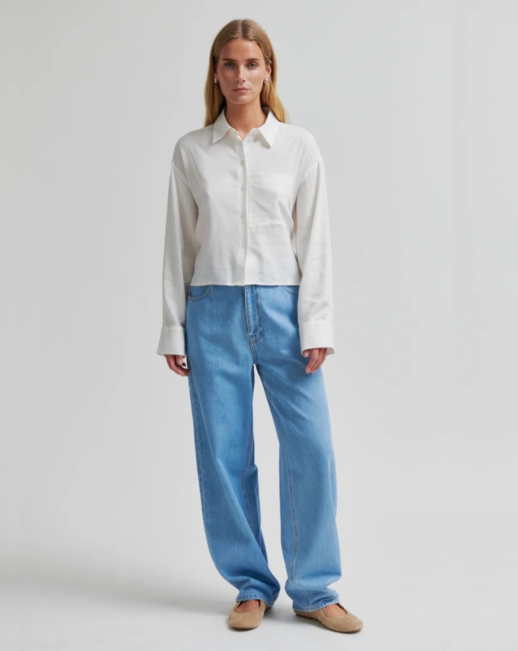 Second Female Veno Shirt White Alyssum