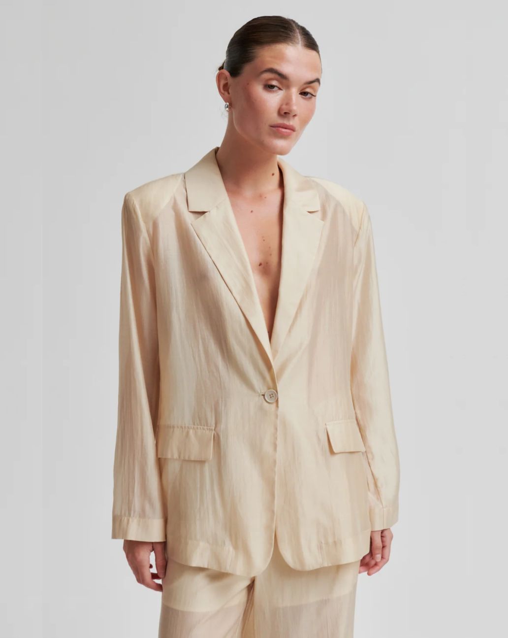 Second Female Lusana Blazer Soft Beige