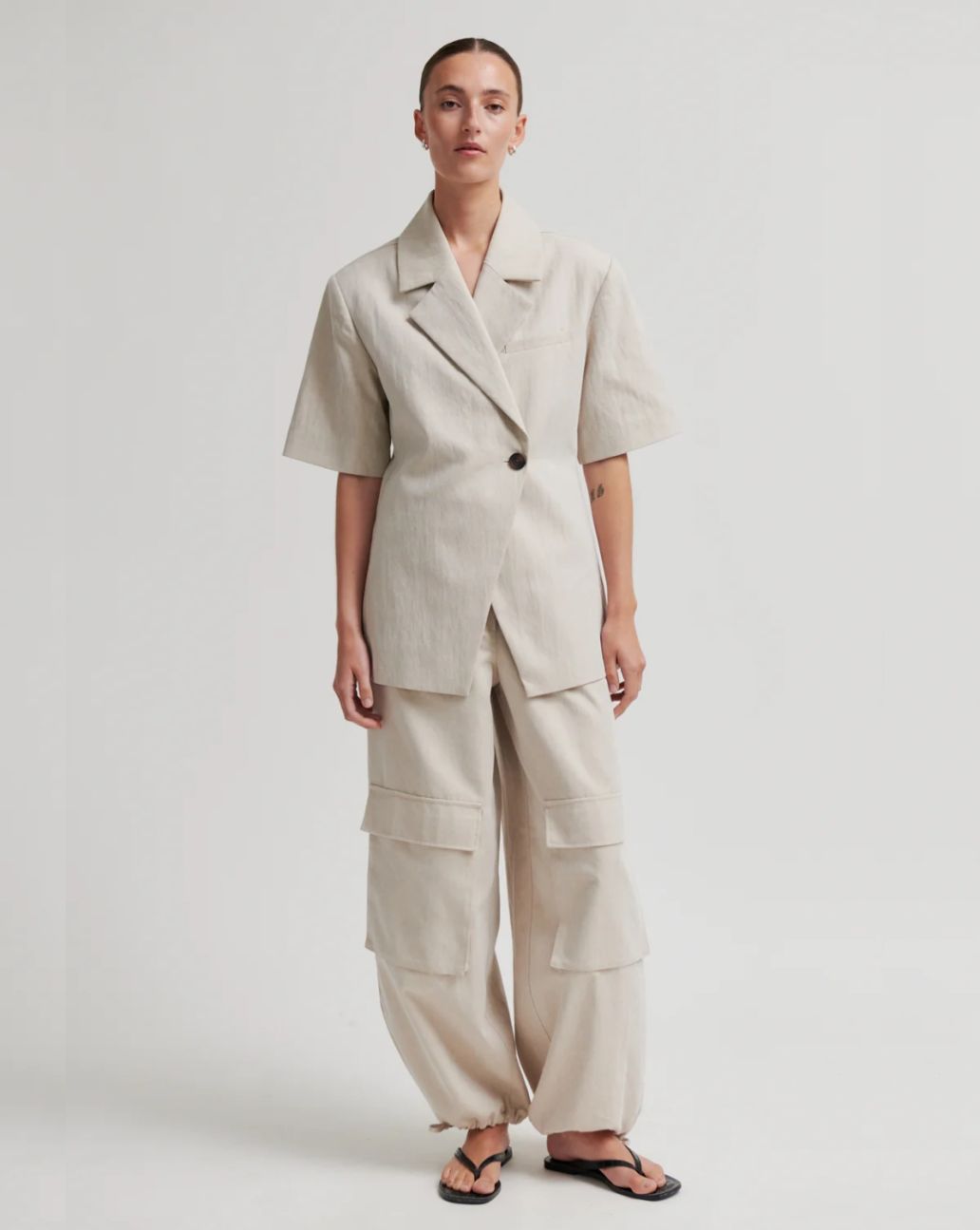 Second Female Santon Trousers Soft Beige