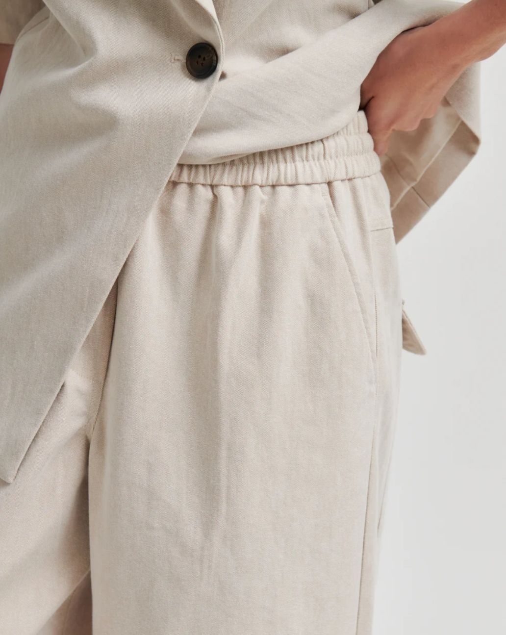 Second Female Santon Trousers Soft Beige