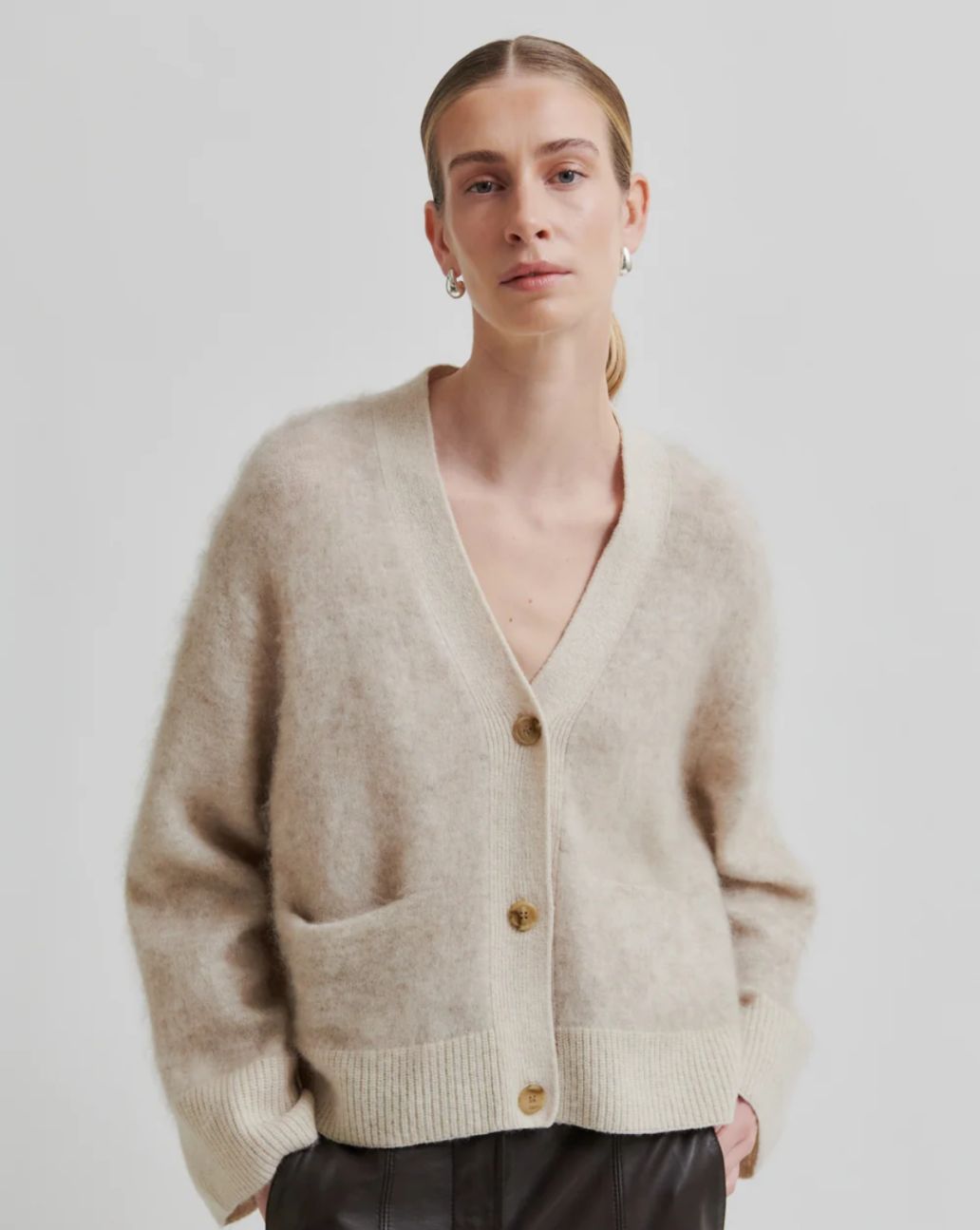 Second Female Anneleen Knit Boxy Cardigan