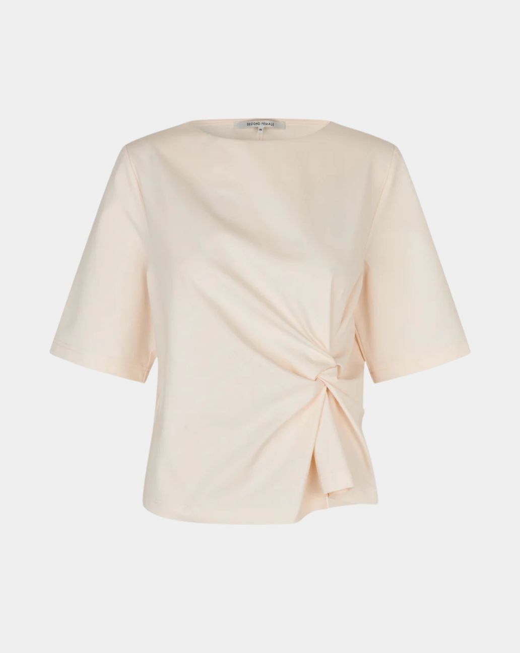 Second Female Arkai Drape Tee Eggnog