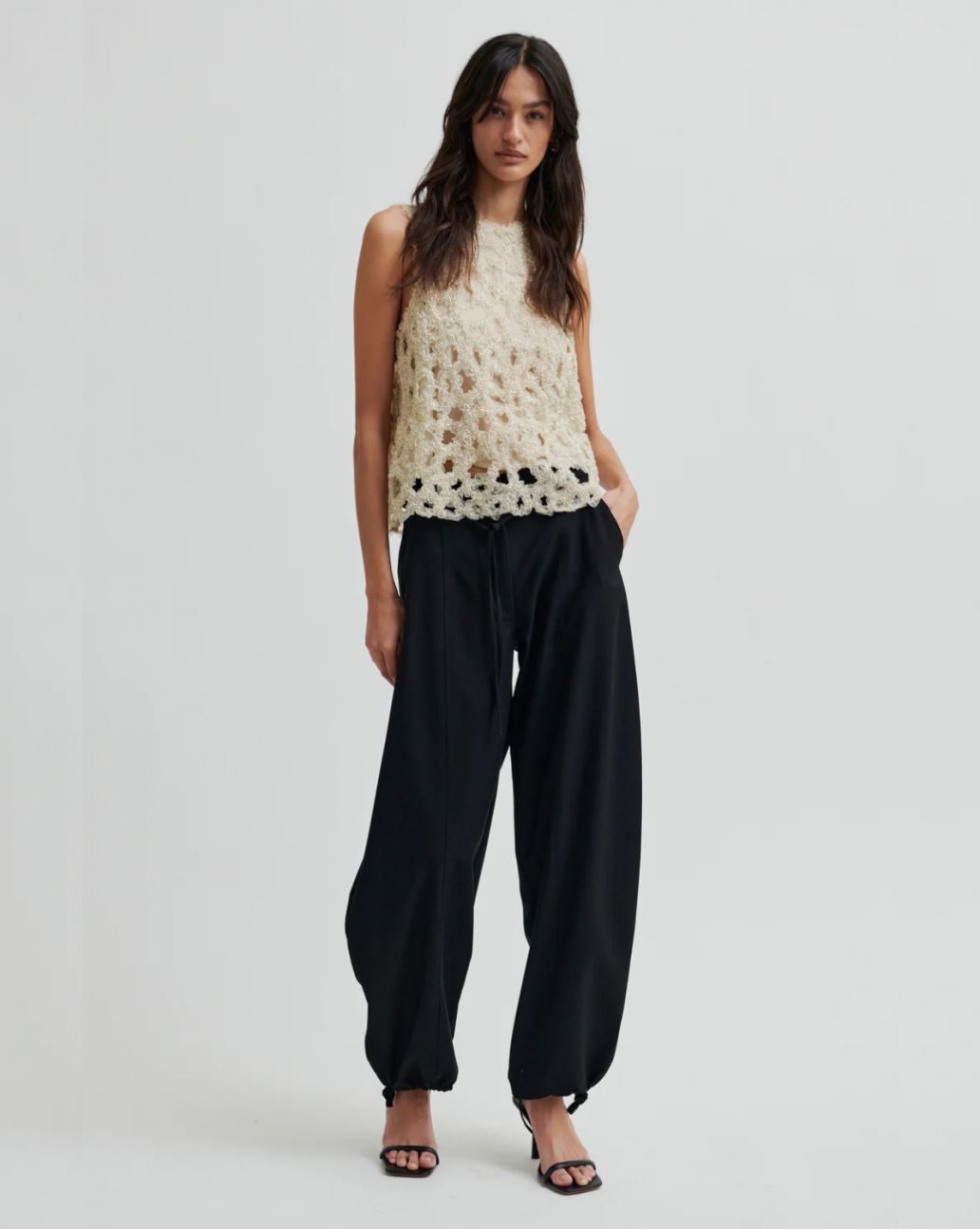 Second Female Blink Cargo Trousers Black