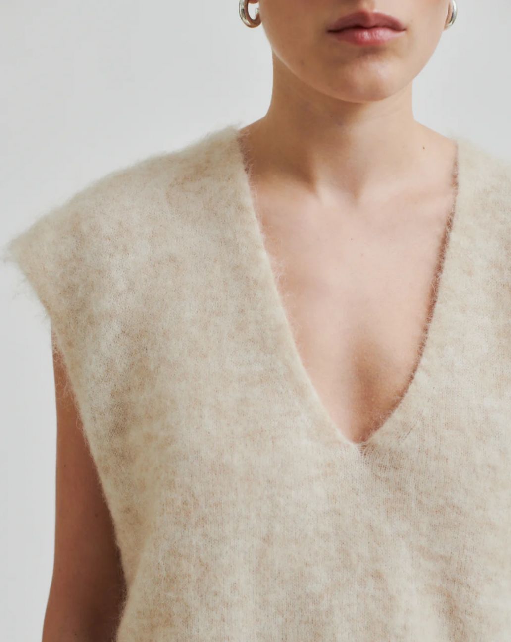 Second Female Camryn Knit Vest Sand 