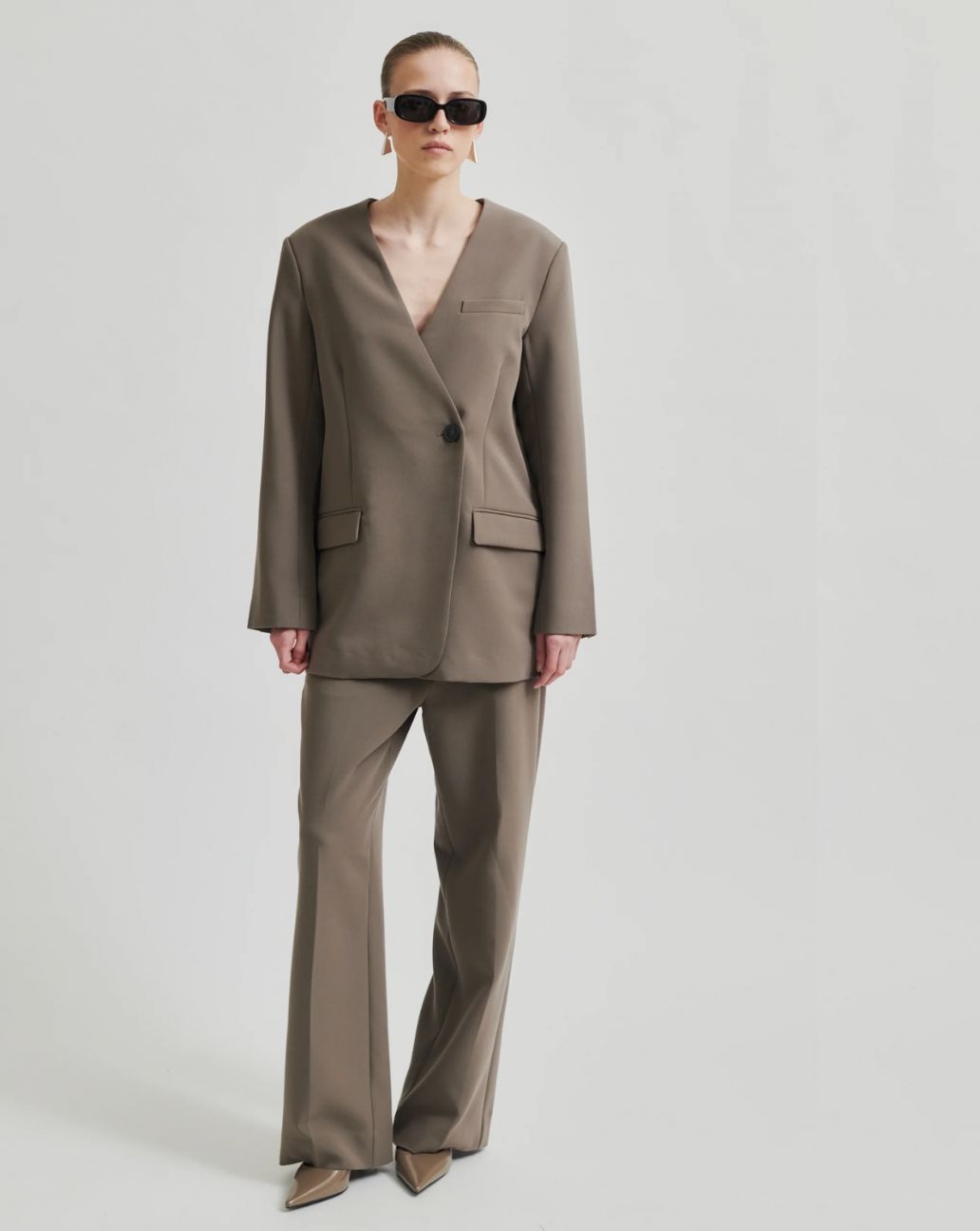 Second Female Evie Classic Trousers Morel