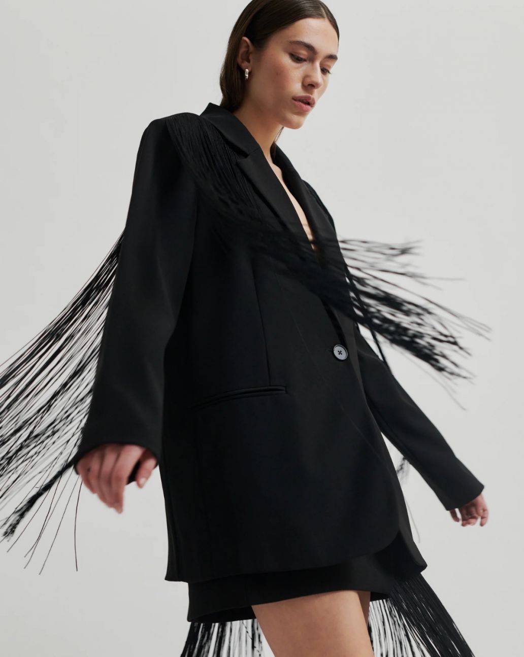 Second Female Frullo Blazer Black