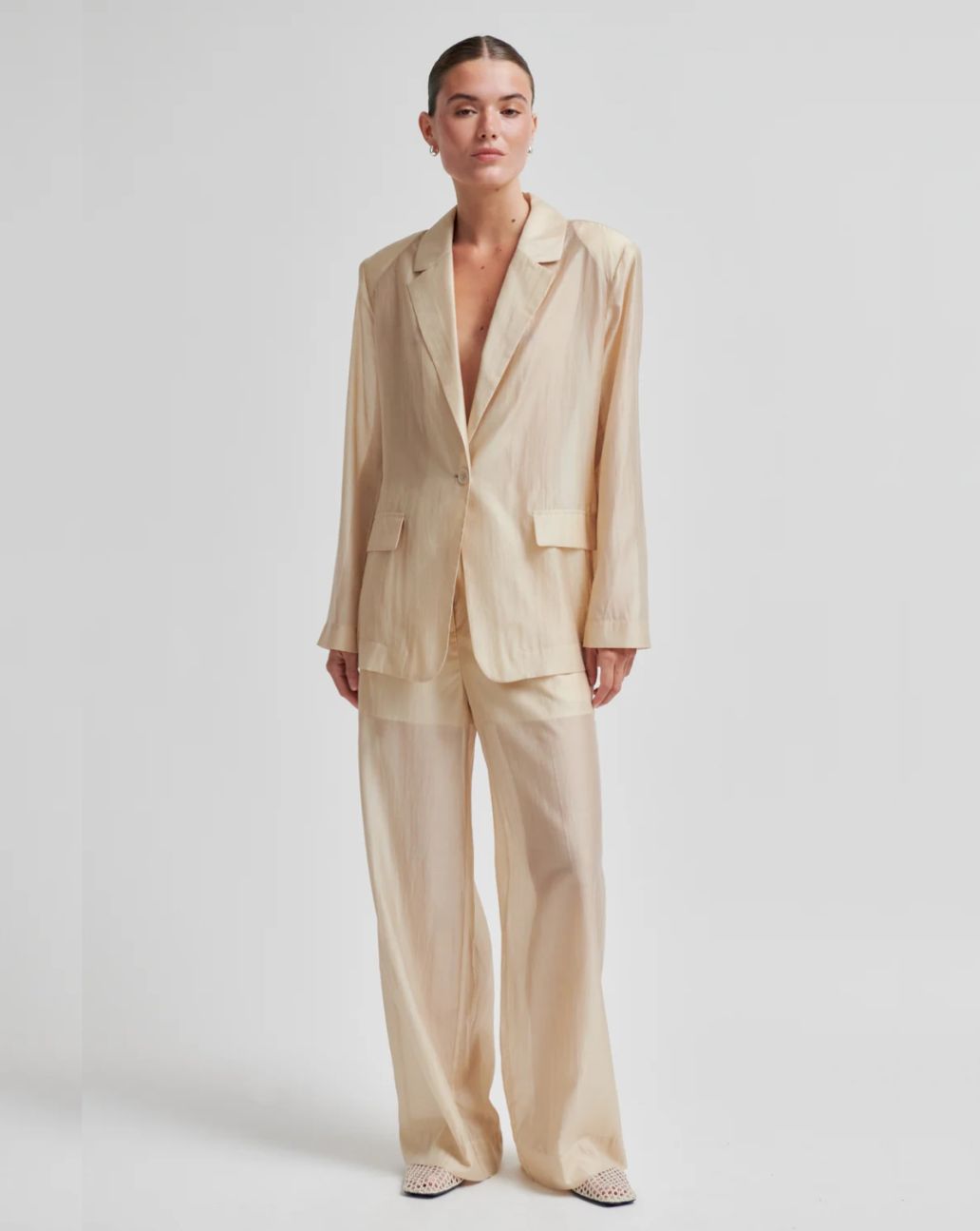Second Female Lusana Trousers soft beige 