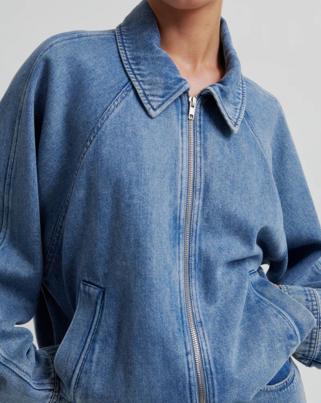 Second Female Rio Denim Jacket Blue Denim
